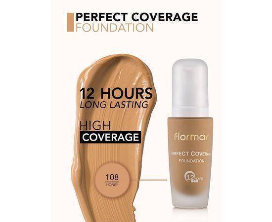 Flormar - Perfect Coverage Foundation 108 Honey 