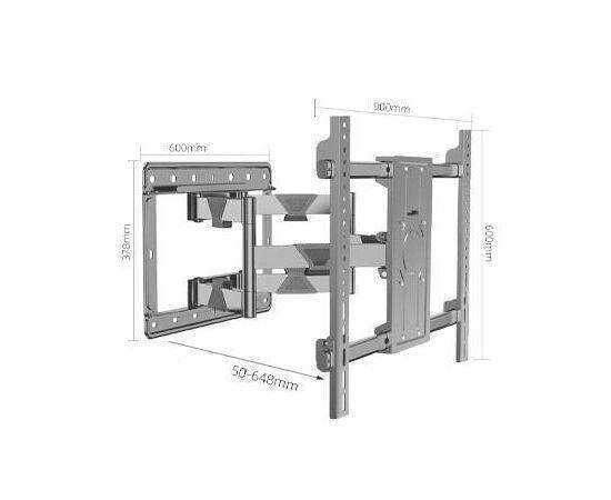 Heavy-Duty Full-Motion Tv Wall Mount . Up to 120".