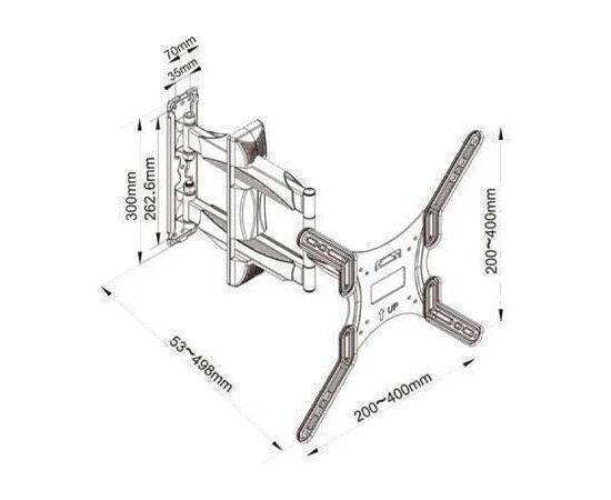 Motion TV Wall Mount Up to 55"