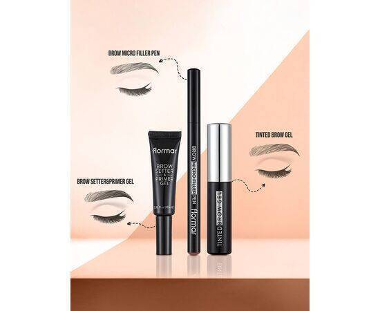 Flormar - Tinted Brow Gel - Dark Brown 04