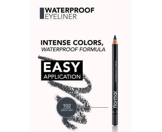 Flormar - Waterproof Eyeliner-102Smoky Grey 