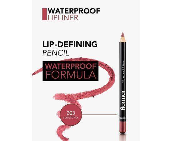 Flormar -  Waterproof Lipliner-203Subdued Pink