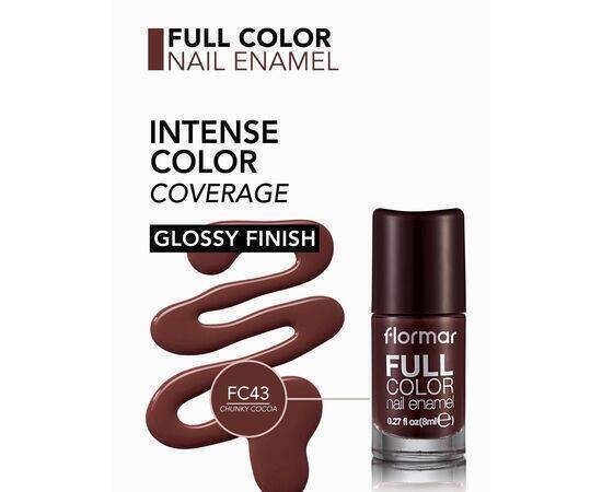 Flormar -  Full Color Nail Enamel Chunky Cocoa43