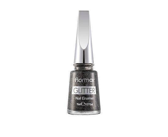 Flormar - Glitter Nail Enamel Gl10Blackstar 