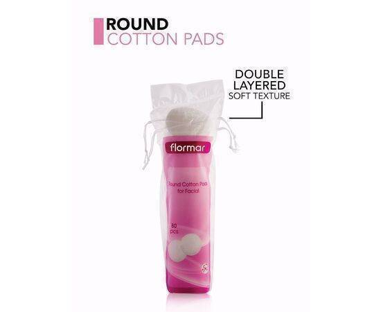 Flormar - Round Cotton Pads For Facial 