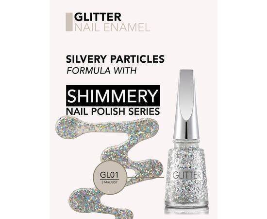 Flormar - Glitter Nail Enamel Gl01Stardust