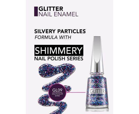 Flormar - Glitter Nail Enamel Gl09Multicolor Shine