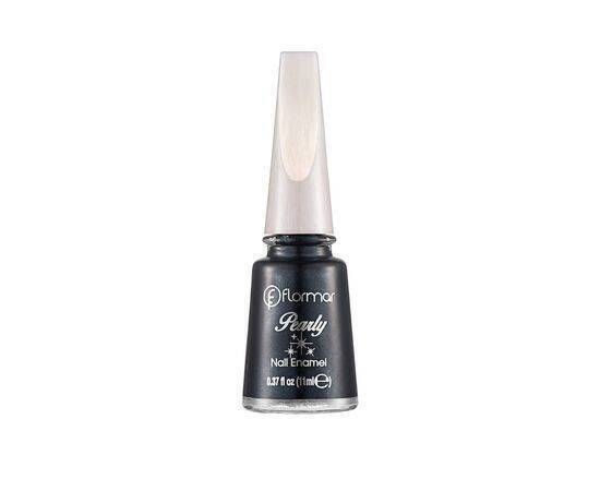 Flormar -  Pearly Nail Enamel Pl399 Midnight Black