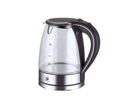 Home Electric - Kettle Glass with Stainless 1.7 L 2200W  