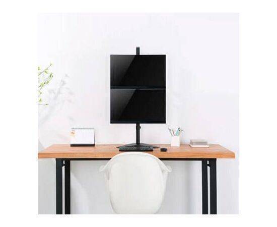 Dual-Monitor Desk Stand Up to 27".