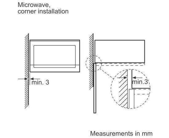 BOSCH - Microwave  Series 6, Built-In Microwave