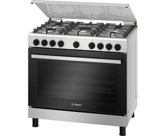  BOSCH gas Series 2, Gas range cooker, Stainless Steel