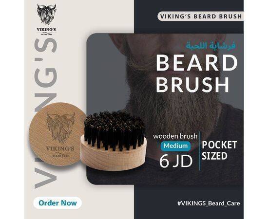 VIKING'S - Brush for Men's Beard & Hair