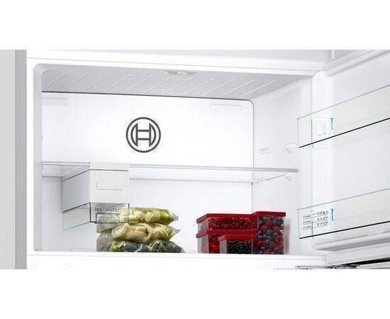 BOSCH freezer Series 6free-standing fridge-freezer
with freezer at top, 186 x 86
cm, Stainless steel (with antifingerprint)
