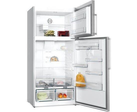 BOSCH freezer Series 6free-standing fridge-freezer
with freezer at top, 186 x 86
cm, Stainless steel (with antifingerprint)
