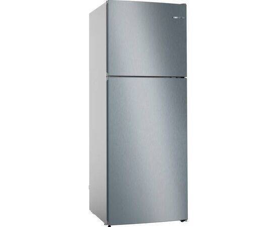 BOSCH freezer Series 4free-standing fridge-freezer
with freezer at top, 186 x 70
cm, Stainless steel look
