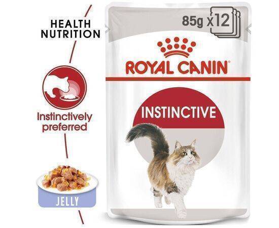 ROYAL CANIN - Cat Food Instinctive In Jelly Pouches 12X85G