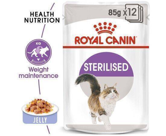 ROYAL CANIN - Cat Food Sterilized In Jelly 12X85G