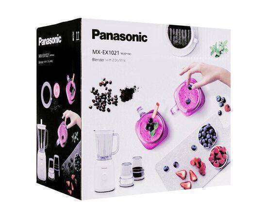 Panasonic -MX-EX1021WTN Blender 1.4L, 400W, Plastic, Mill, China