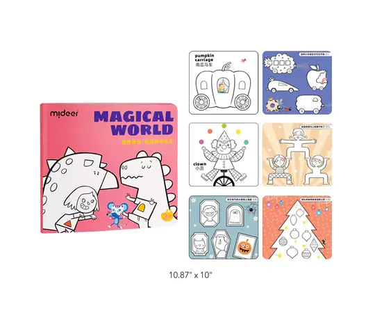 MIDEER - Coloring Book First Magical World