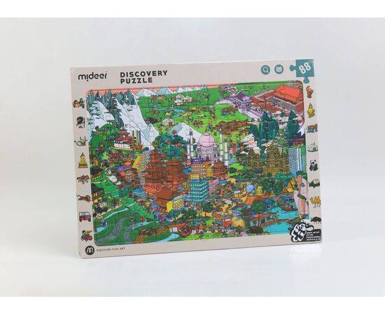 MIDEER - Puzzle Discovery Big World Small World Asian 88P