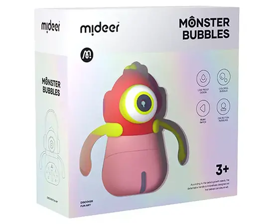 MIDEER - Bubbles Monster Pink