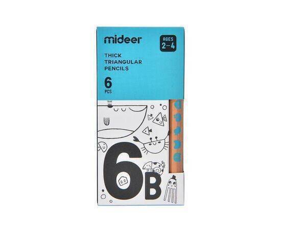 MIDEER - Pencils Thick Triangular 6B