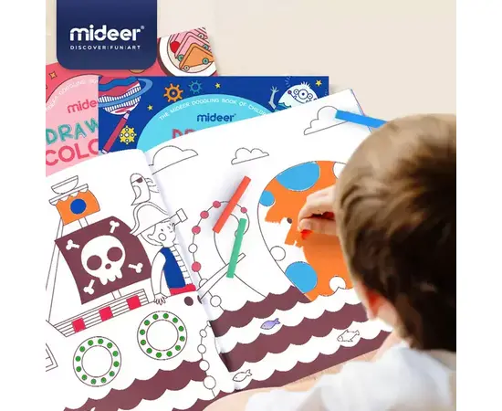 MIDEER - Coloring Drawing Book Boy