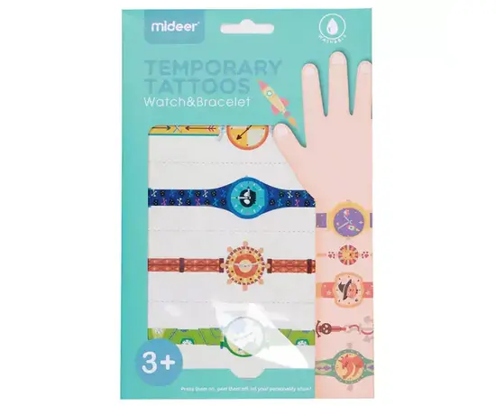 MIDEER - Temporary Tattoos Watch & Bracelets - Boy