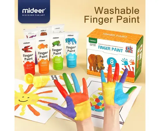 MIDEER - Finger Paint Washable