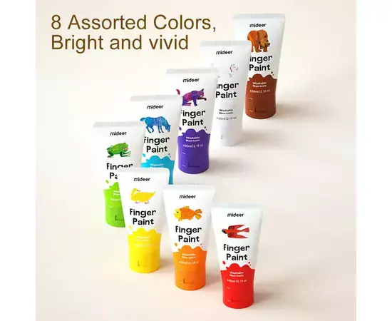 MIDEER - Finger Paint Washable