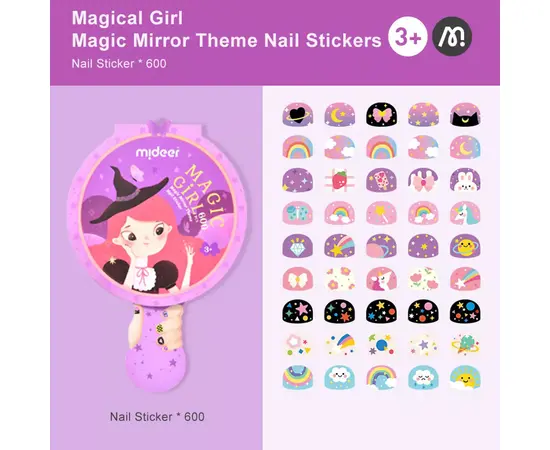 MIDEER - Nail Sticker Magic Mirror Theme Magic Girl