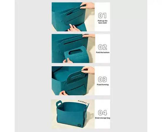 MIDEER - Toy Storage Bag Blue