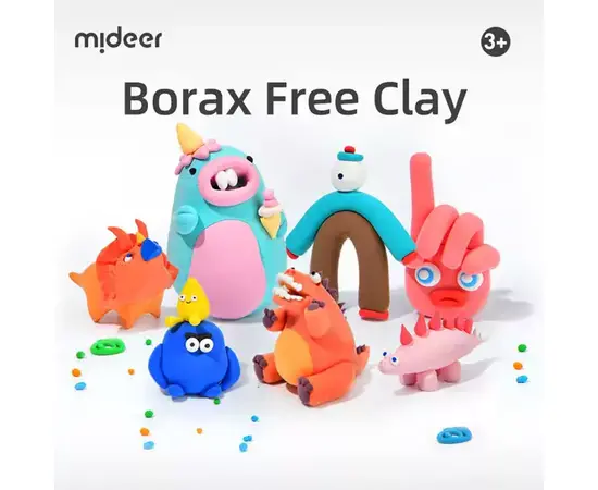 MIDEER - Clay Borax Free Clay 6 colors