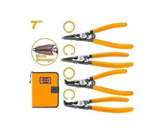 iNGCO -   iNGCO -  4 PCS Circlip Pliers