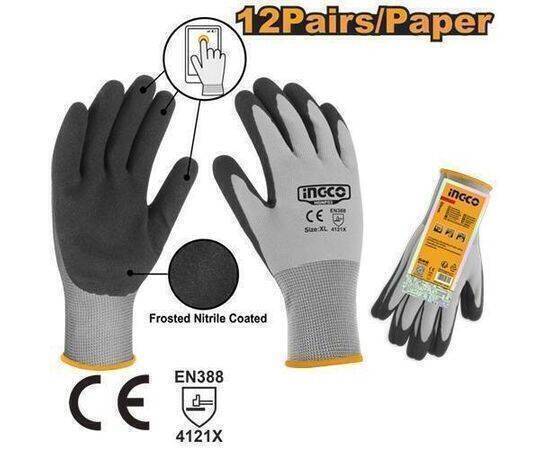 iNGCO -  Nitrile frosted coated gloves