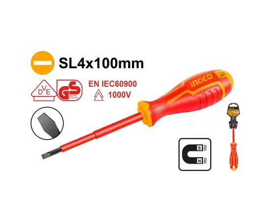 iNGCO -  Insulated Screwdriver 4 x 100