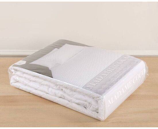 MADAME COCO -  Protector Single Micro Silicon Mattress  - White 100*200