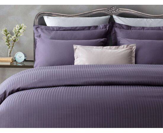 MADAME COCO -  Striped Satin Duvet Cover Set - Single 160X220 + 160X240 + 50X70 Cm 