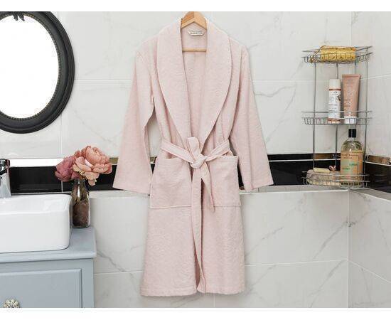 MADAME COCO -  Roesia Shawl Collar Bathrobe S-M