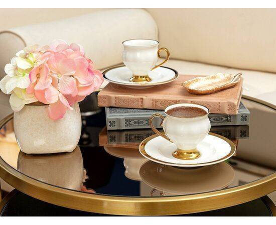 MADAME COCO -  Yolande Yolande Pecher 4-Piece Coffee Cup Set