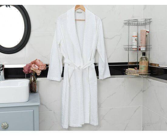 MADAME COCO -  Roesia Shawl Collar Bathrobe S-M