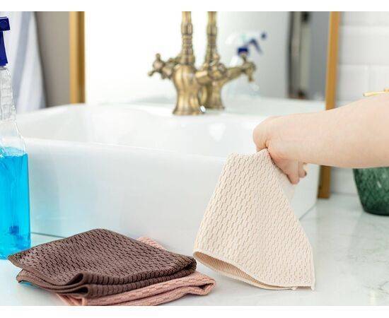 MADAME COCO -  Remy Corrugated 3 Pcs Cleaning Cloth