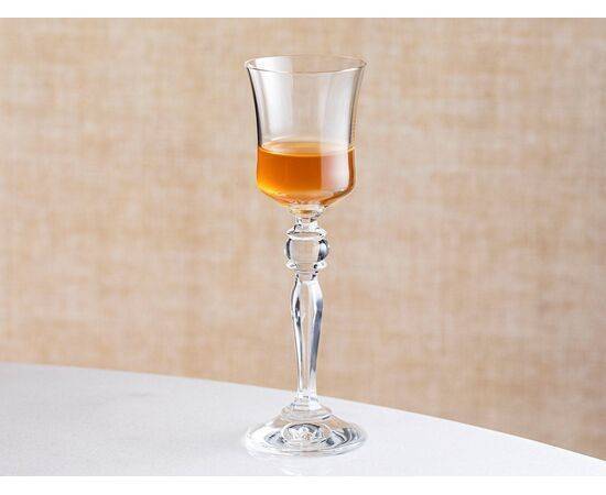 MADAME COCO - Coffee Side Glasses Set Grace Crystal 6-Piece  