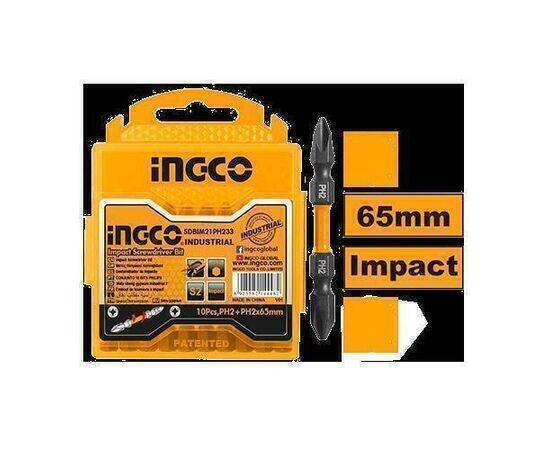 iNGCO -  Impact screwdriver bit two sides PH2  65mm