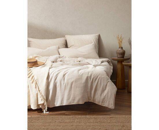 MADAME COCO - Duvet Cover Set Marla Muslin King Size - Fitted