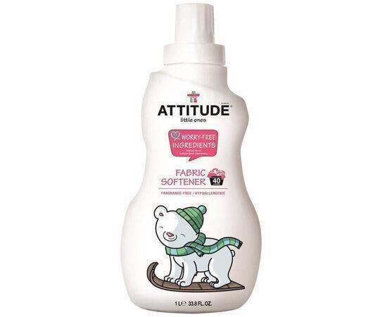 ATTITUDE - Fabric Softener Little One - Fragrance Free 40 Loads -- 33.8 fl oz