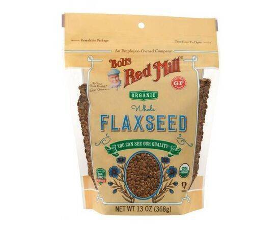 Bob's Red Mill - Flaxseeds Organic whole Gluten Free - Bob's Red Mill 368g - Non-gmo