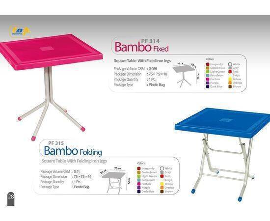 TOP - Table Bambo - Fixed