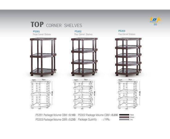 TOP - Four Corner Shelves